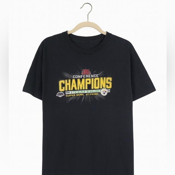 None Other - Pittsburgh Steelers NFL Super Bowl XLIII Conference Champions T-Shirt. Size XL